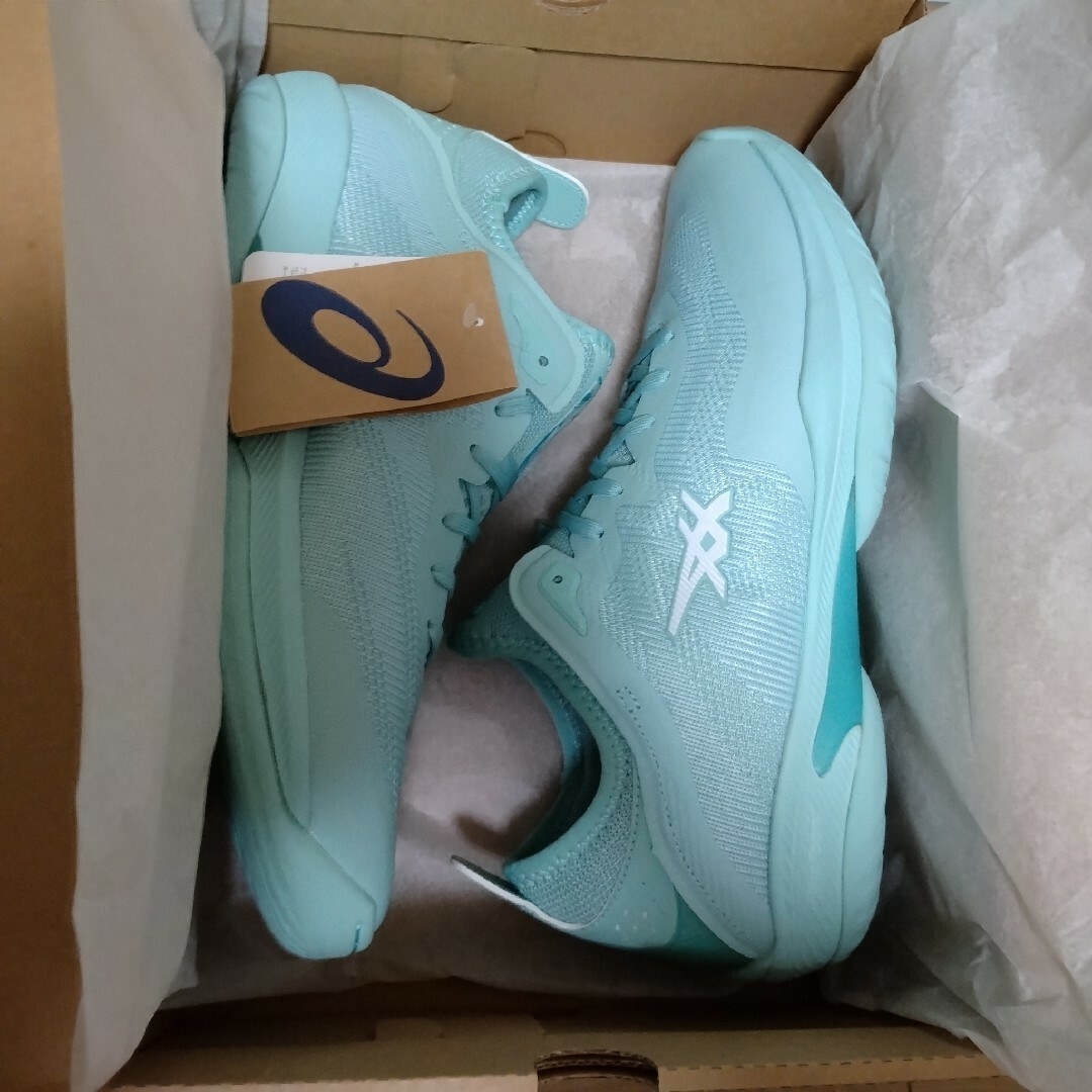 asics - アシックス ASICS バッシュ GLIDE NOVA FF 3 ミントグリーンの