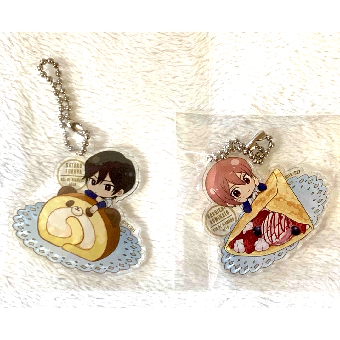 未使用】ダイヤのA アニメガ ランダム アクキー 5種 フルコンプ