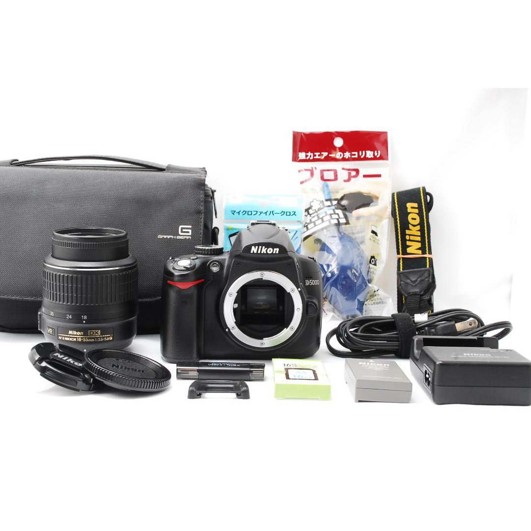 スマホ転送❣️Nikon D5000⭐️レンズキット 初心者おすすめ 一眼レフ