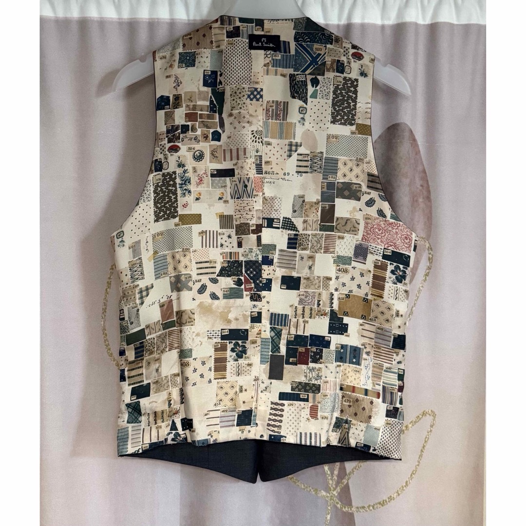 Paul Smith - ポールスミス グラフィックフォト 花柄 ウール ジレ