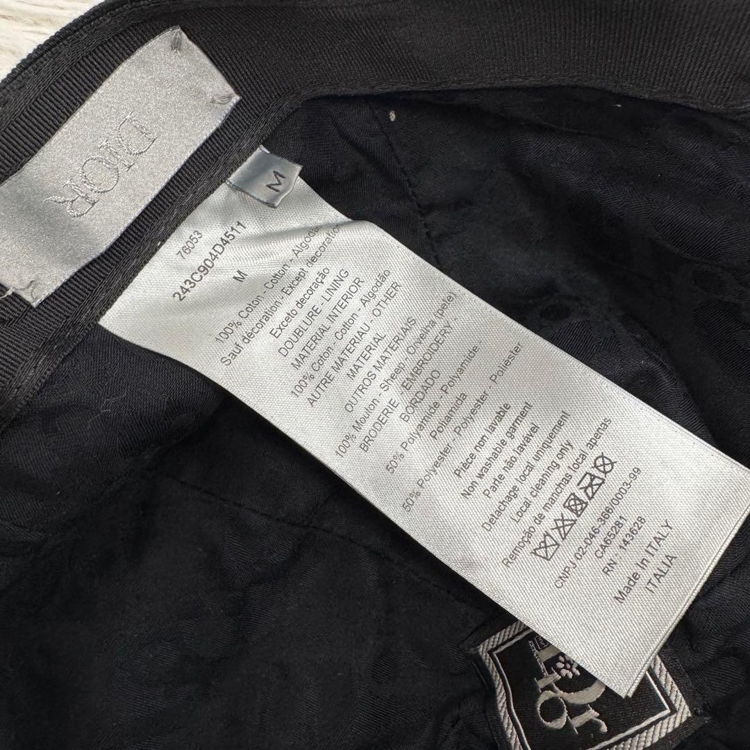 Christian Dior - 【人気】Dior ERL コラボ キャップ ブラック