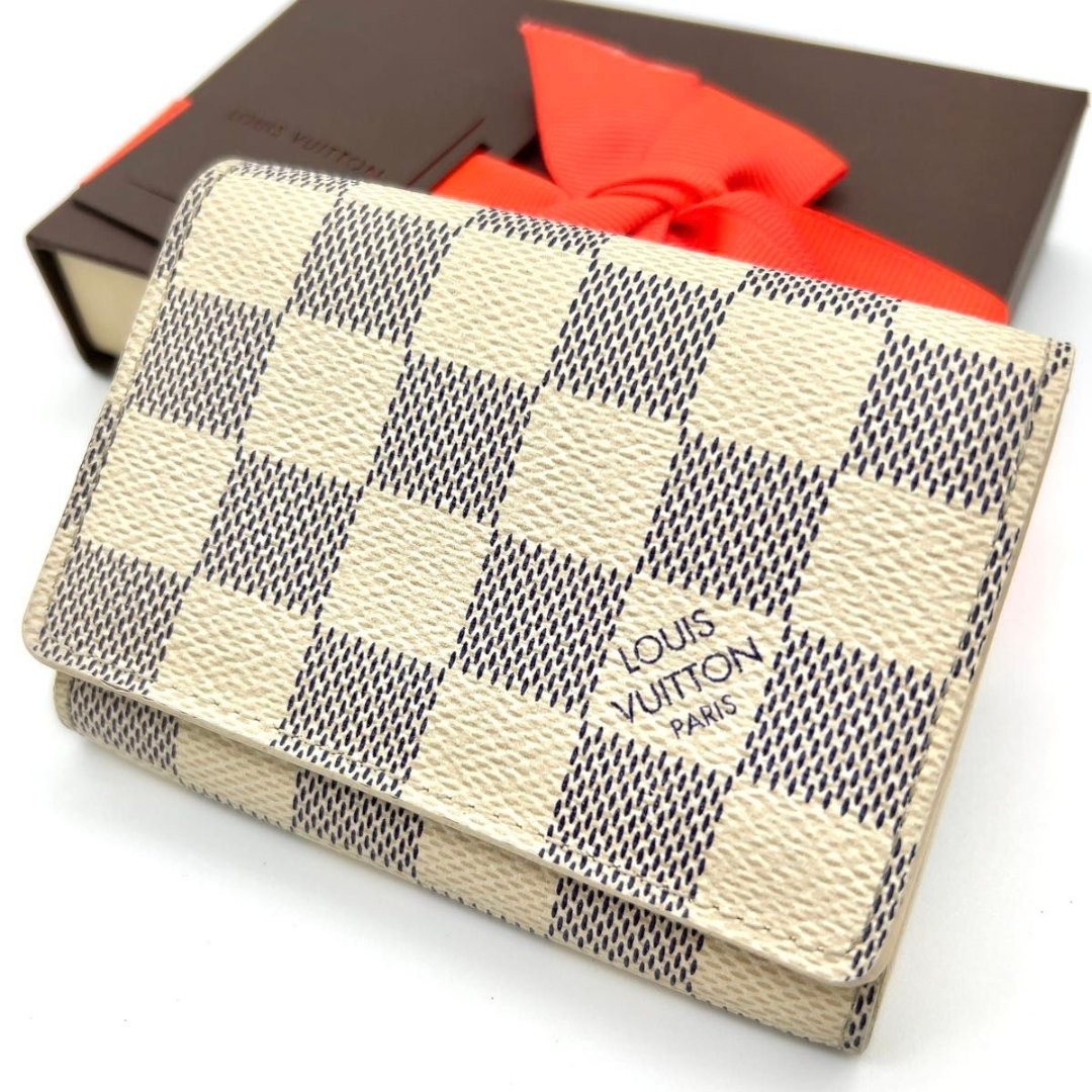 ルイヴィトン カードケース 名刺入れ ダミエ アズールルイヴィトン