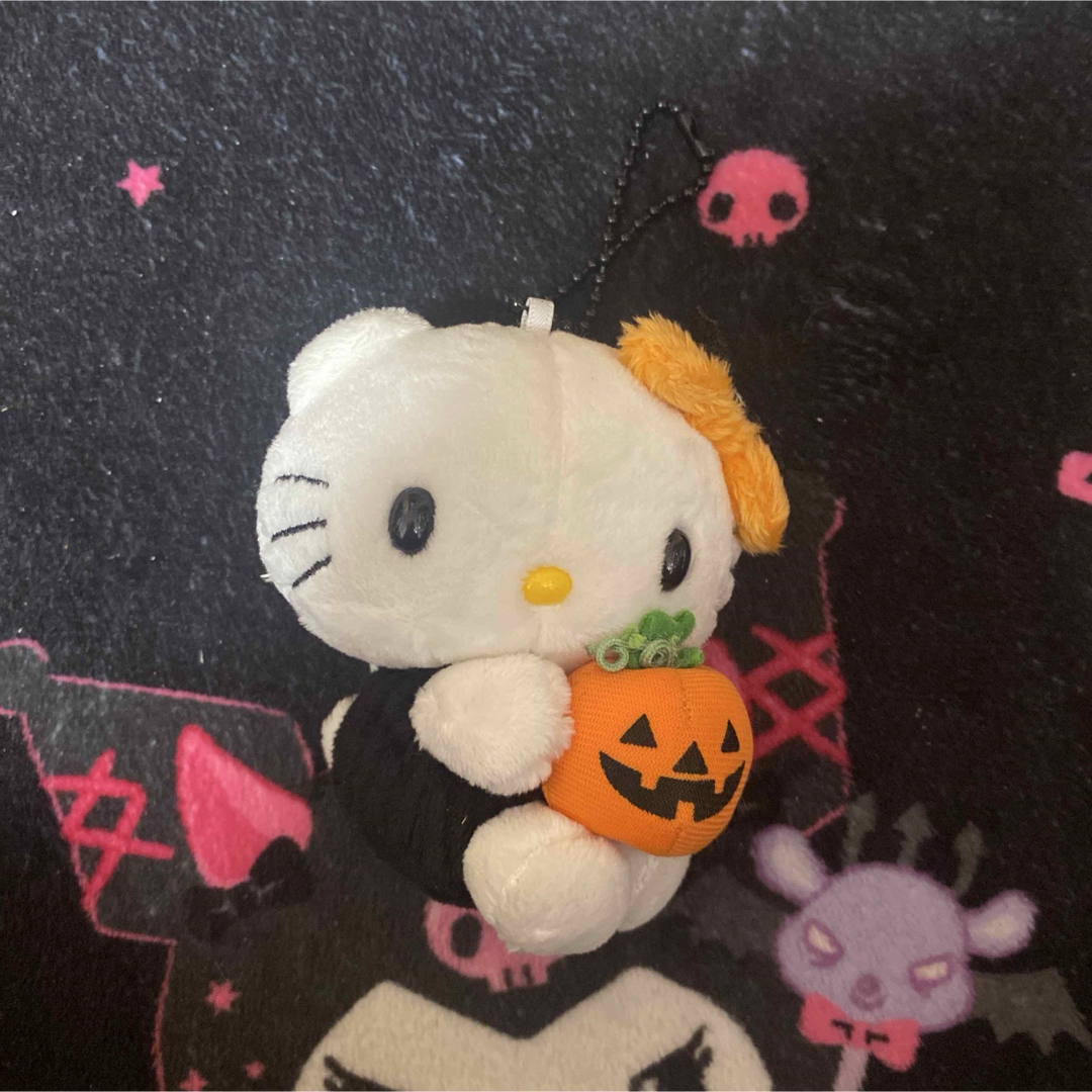 ハローキティ - サンリオ キティ ハロウィン かぼちゃ マスコット