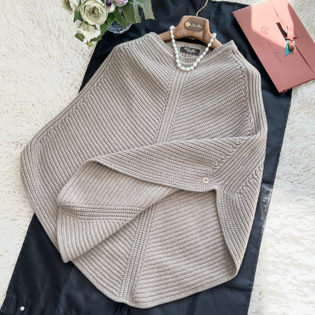 Loro Piana - 極美品☆LOROPIANA☆ベビーカシミヤ☆ポンチョ☆ニット