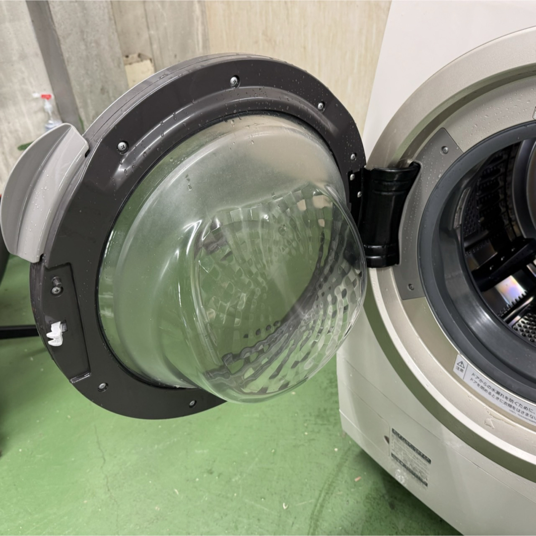 SHARP - 180 送料設置無料 シャープドラム式洗濯機 乾燥機能付き 10