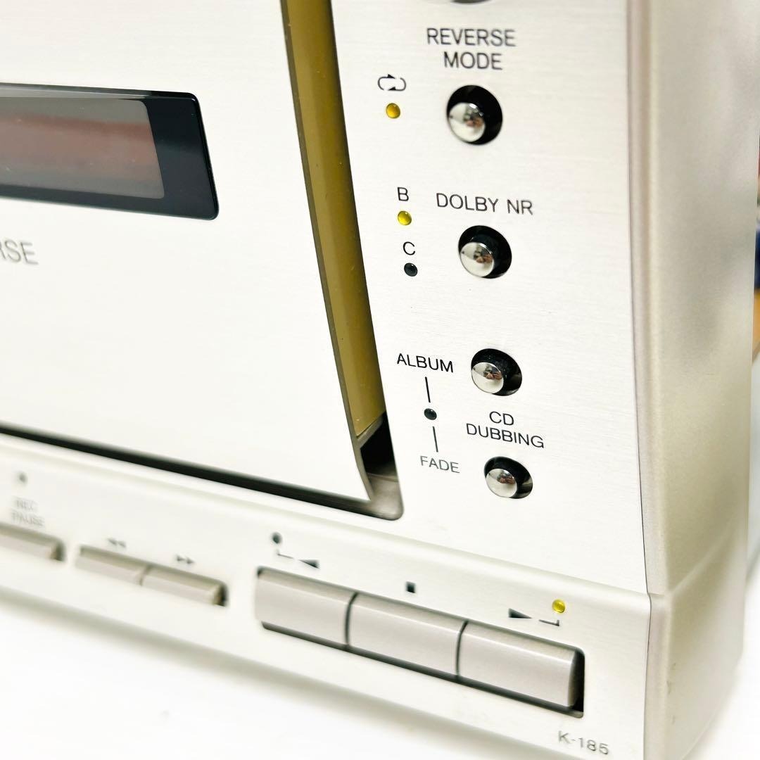 ONKYO - 希少 ONKYO オートリバースカセットデッキ K-185-Sの通販 by