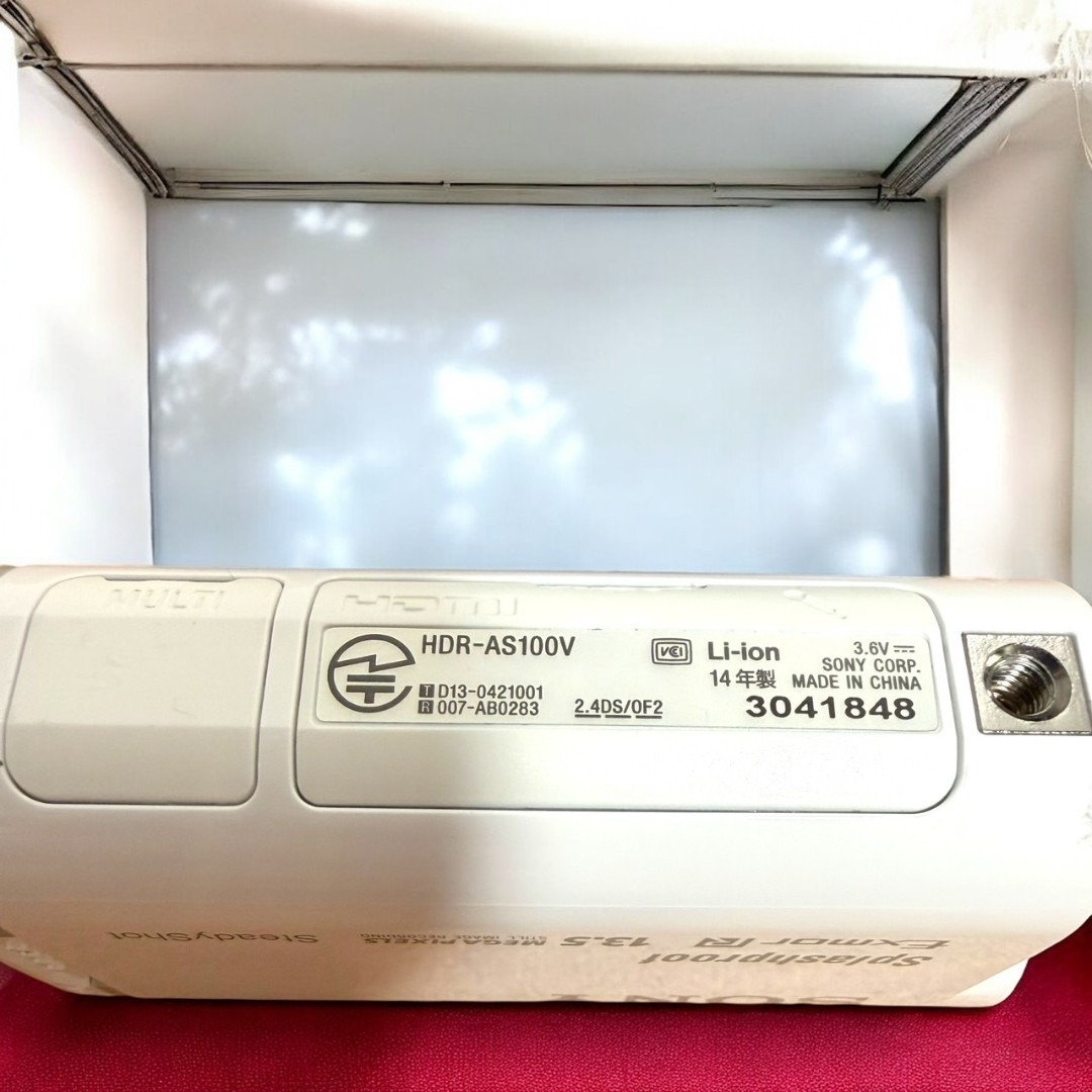 SONY - ☆美品 ソニー HDR-AS100V デジタルビデオカメラ アクション