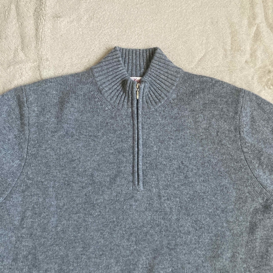 vintage KING DEERカシミヤ100% ハイネック ニット セーター