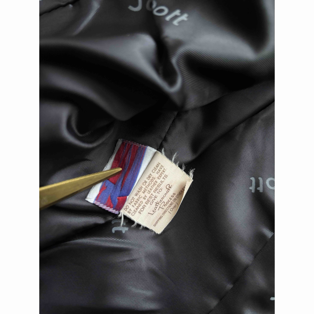 schott - 90s USA製 ショットSchott 243VW ライダース シングルベスト