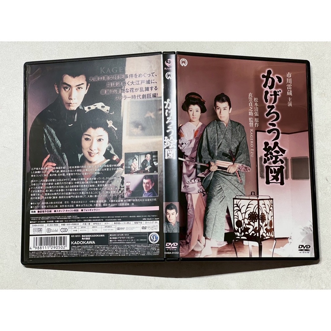 DVD 市川雷蔵 山本富士子 中村玉緒 本郷功次郎 京 マチ子