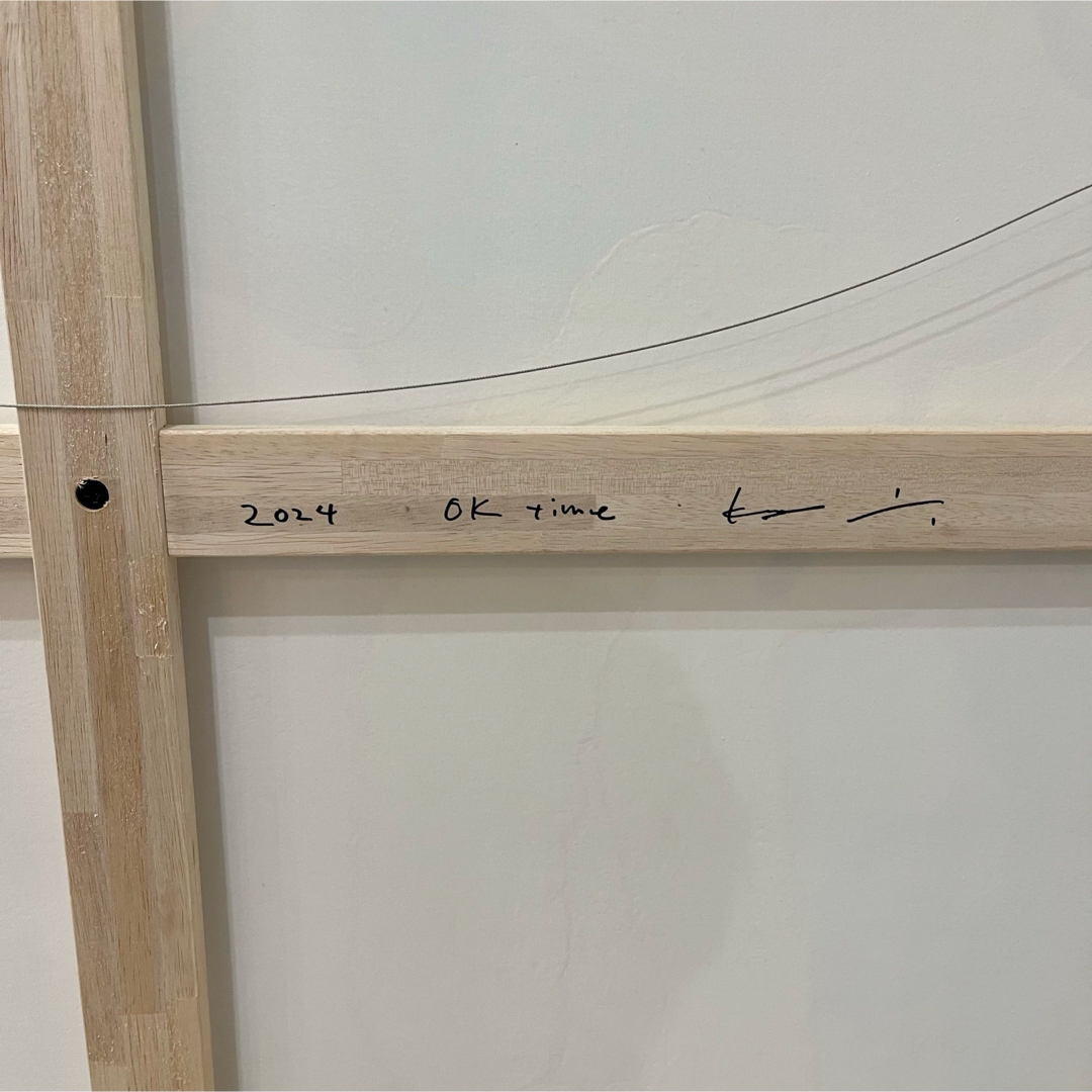 Kurry キャンバスアート「OK time」 (横100cm×縦80cm)