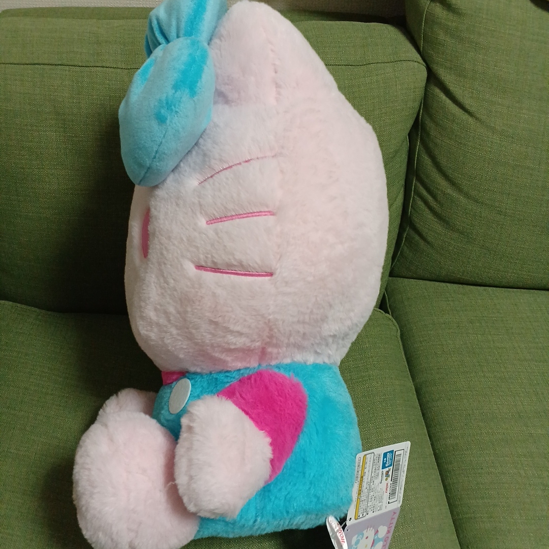 ハローキティ - ハローキティ キティ ぬいぐるみ ぴんくとみずいろ