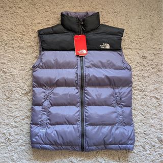 THE NORTH FACE - ノースフェイス ダウンベスト US限定 ロゴ刺繍(XXL