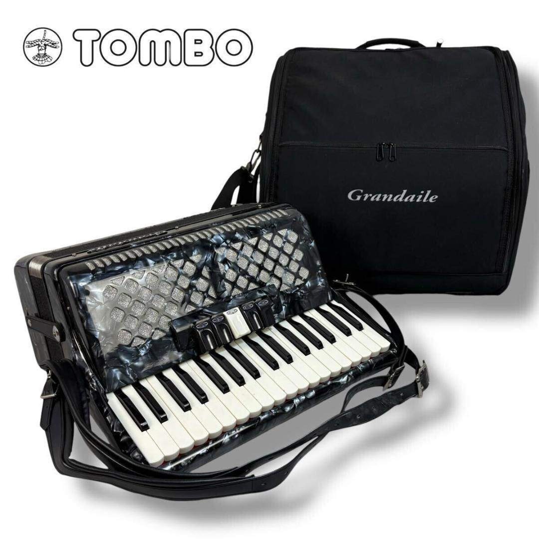 美品】TOMBO Grandaile GT-60 アコーディオンソフトケース付 美品