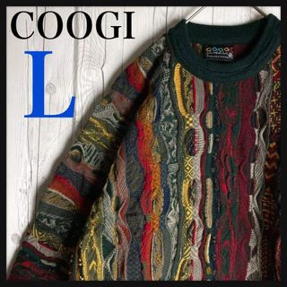 COOGI - ヴィンテージ 古着 個性的 立体 ニット クージー 風 菅田将暉