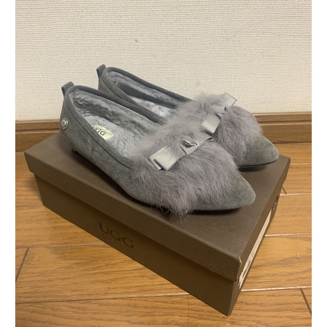 UGG DAISY HEEL BALLERINA グレー 23cm
