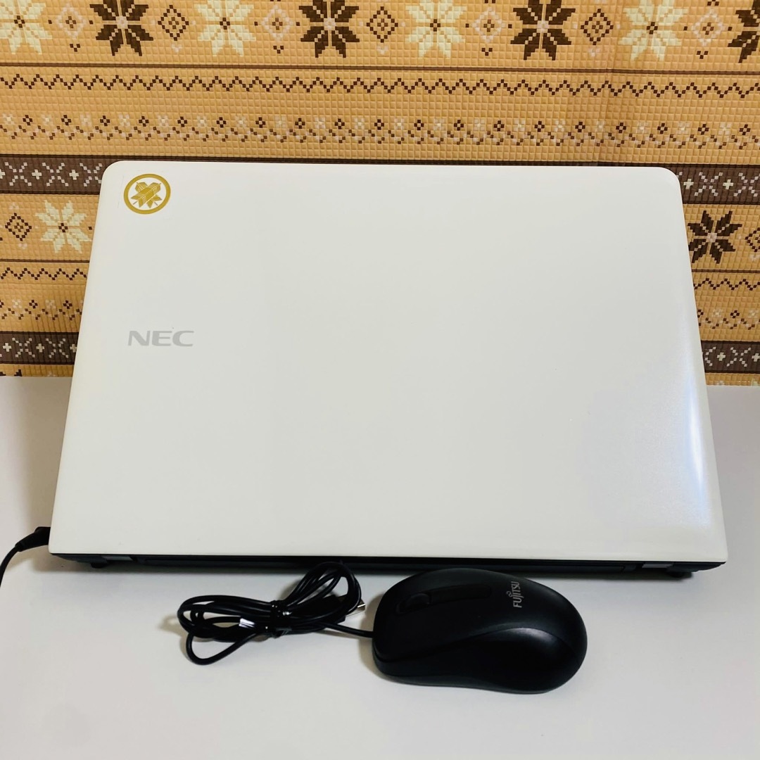 Y974 NECノートパソコンi5高速SSDサクサクWindows11オフィス付