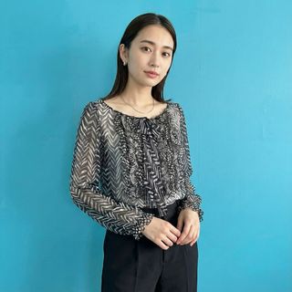 VALENTINO - 新品 ヴァレンティノ フラワーレース切替 シャツ ブラウス