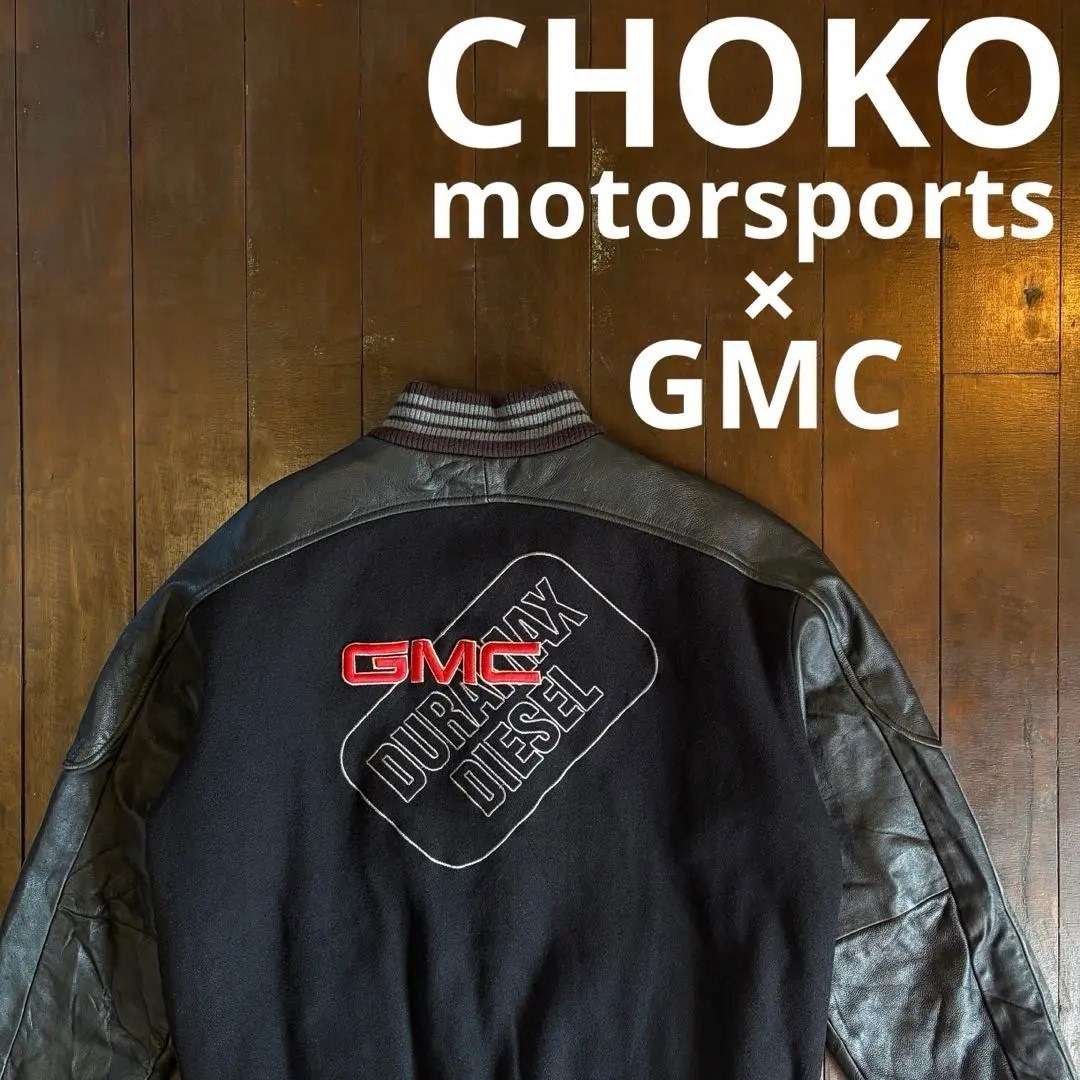 GMC】CHOKO レザースタジャン DURAMAX DIESEL 90s