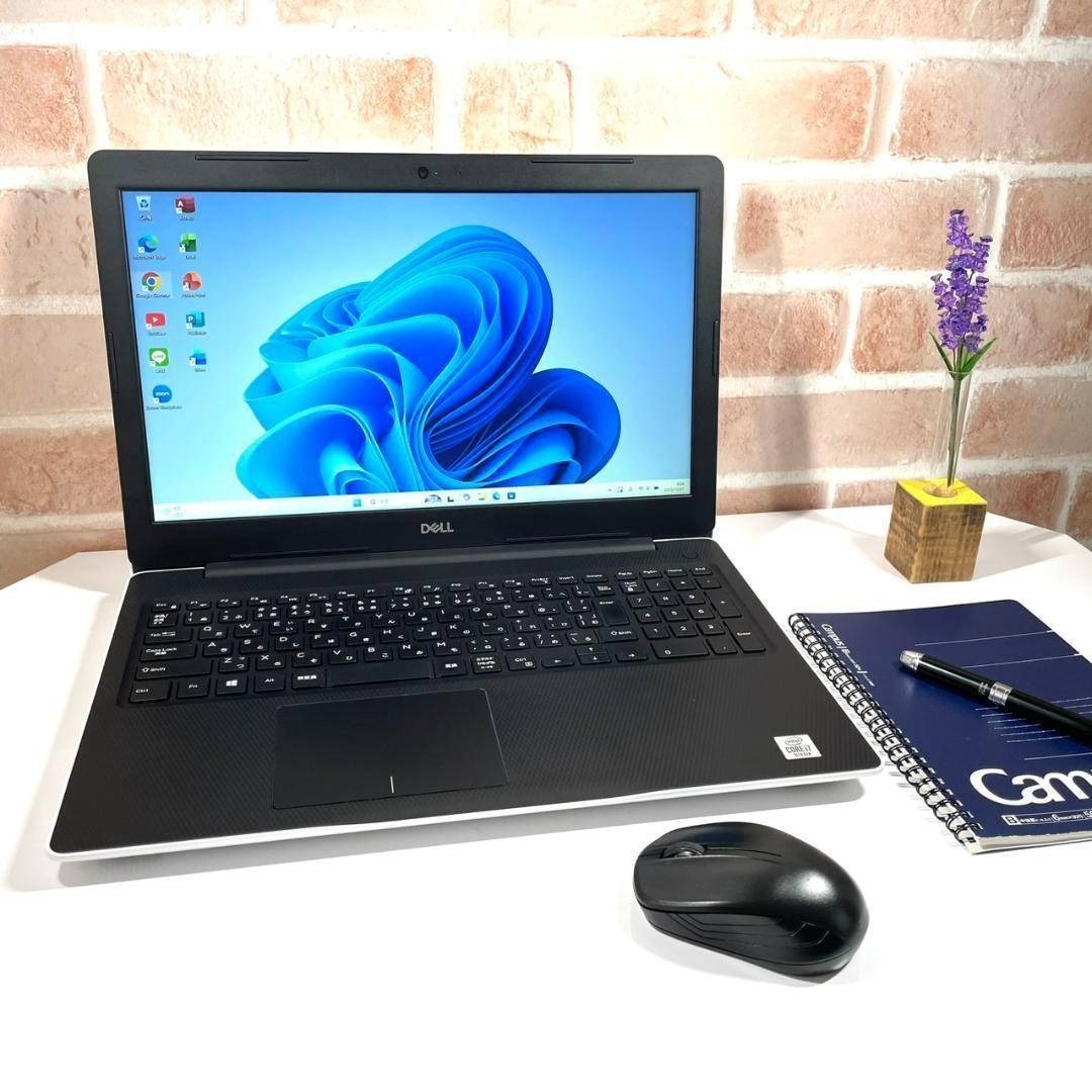 ☆希少PC☆ホワイト 第10世代Corei7 SSD512GB DELL QQ3