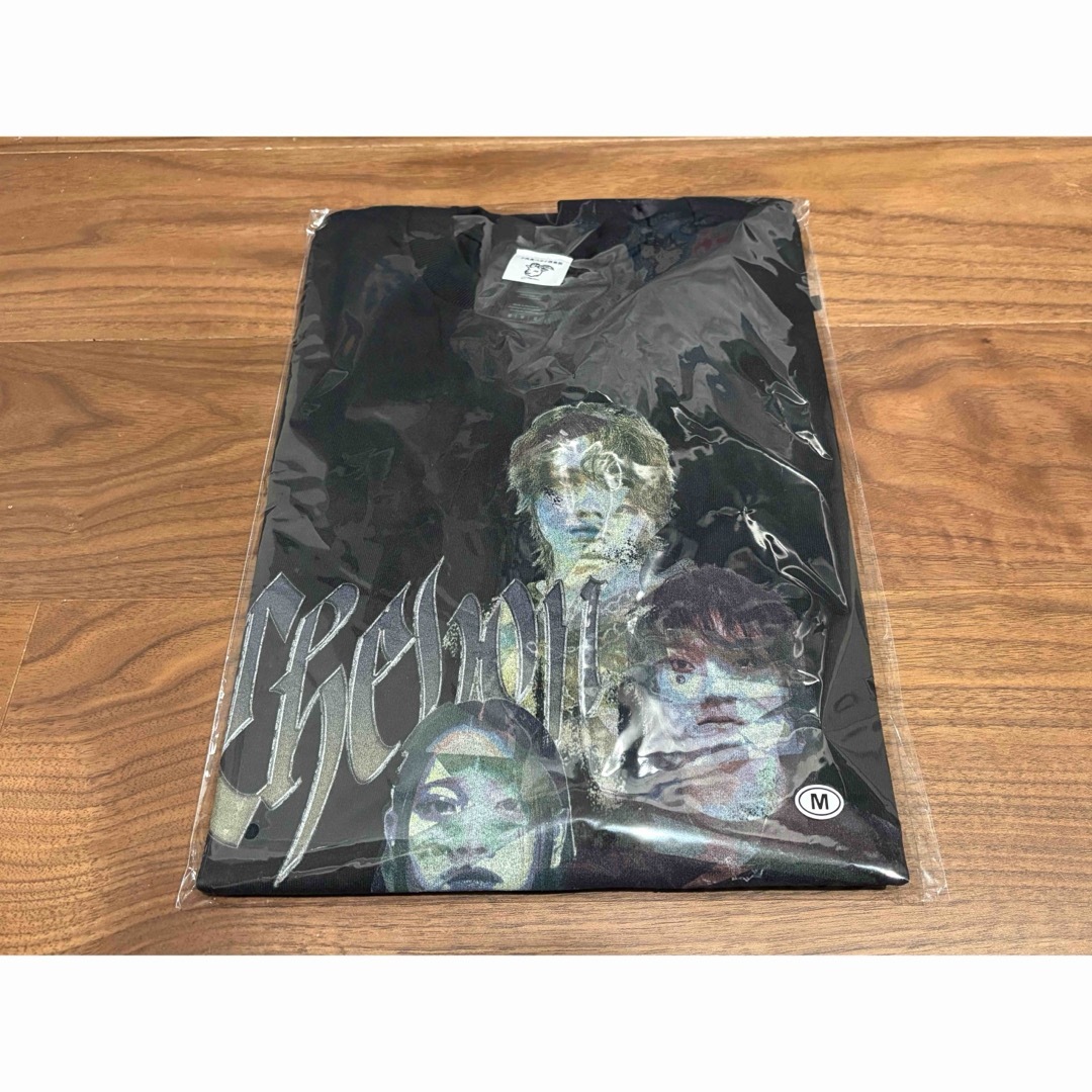 Chevon ヲ食倶ロンT 証明写真ver. ブラック Mサイズ 黒の通販はau PAY