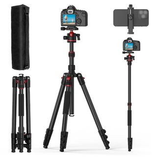 在庫セール】XXZU カメラ 三脚 188cm 一脚 一眼レフ 三脚 スマホ の