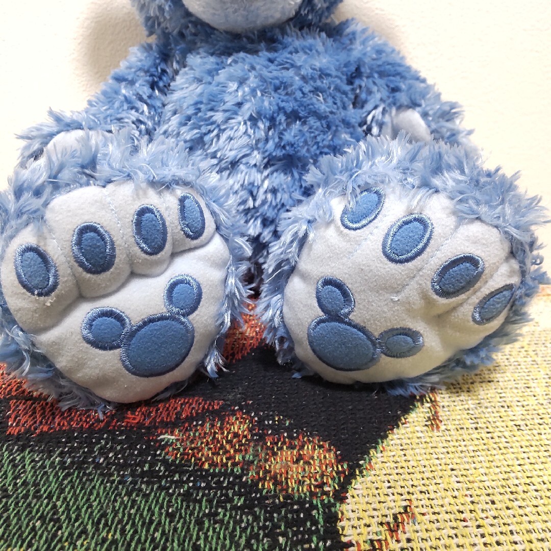 WDW ディズニーベア ダッフィー ブルー 青 ぬいぐるみ 海外 ダッフィー