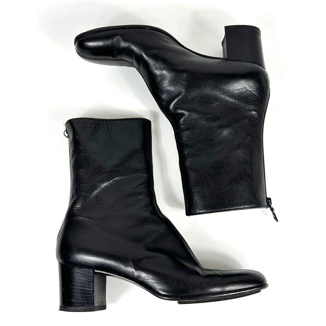 PRADA ヒール ブーツ バッグジップブーツ 箱付き 37 PRADA - PRADA