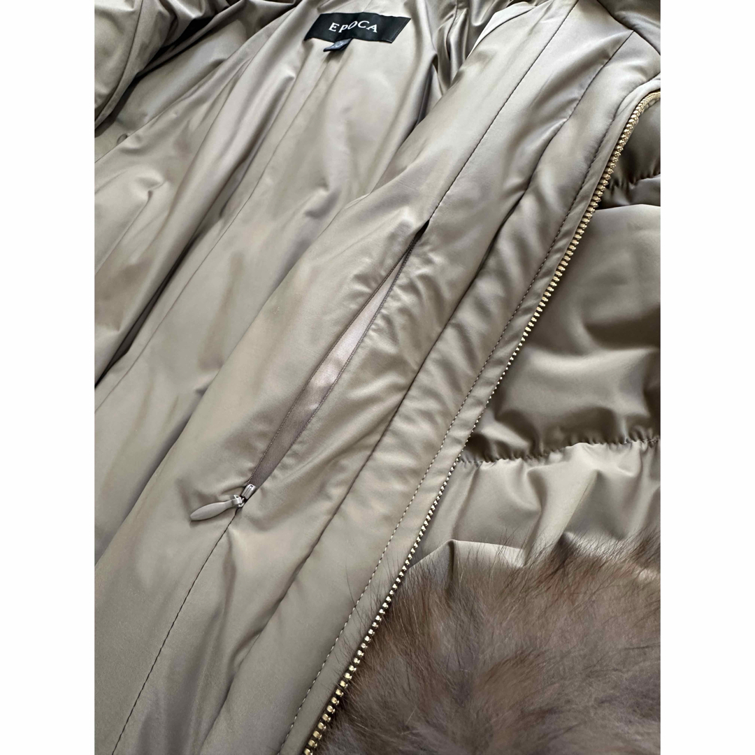 EPOCA - EPOCA ダウンポンチョ ショートダウンジャケットフォックス