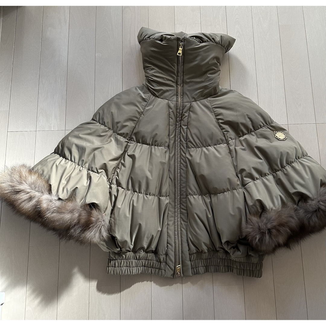 EPOCA - EPOCA ダウンポンチョ ショートダウンジャケットフォックス