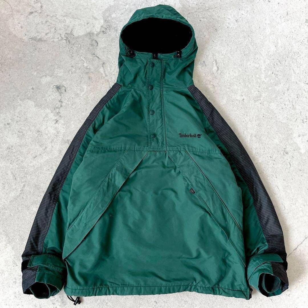 Timberland - 90s ティンバーランド ナイロン アノラックパーカー
