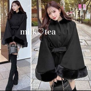 Cheri mi - cheri mi 新品 ファーケープコートの通販 by arisa's shop