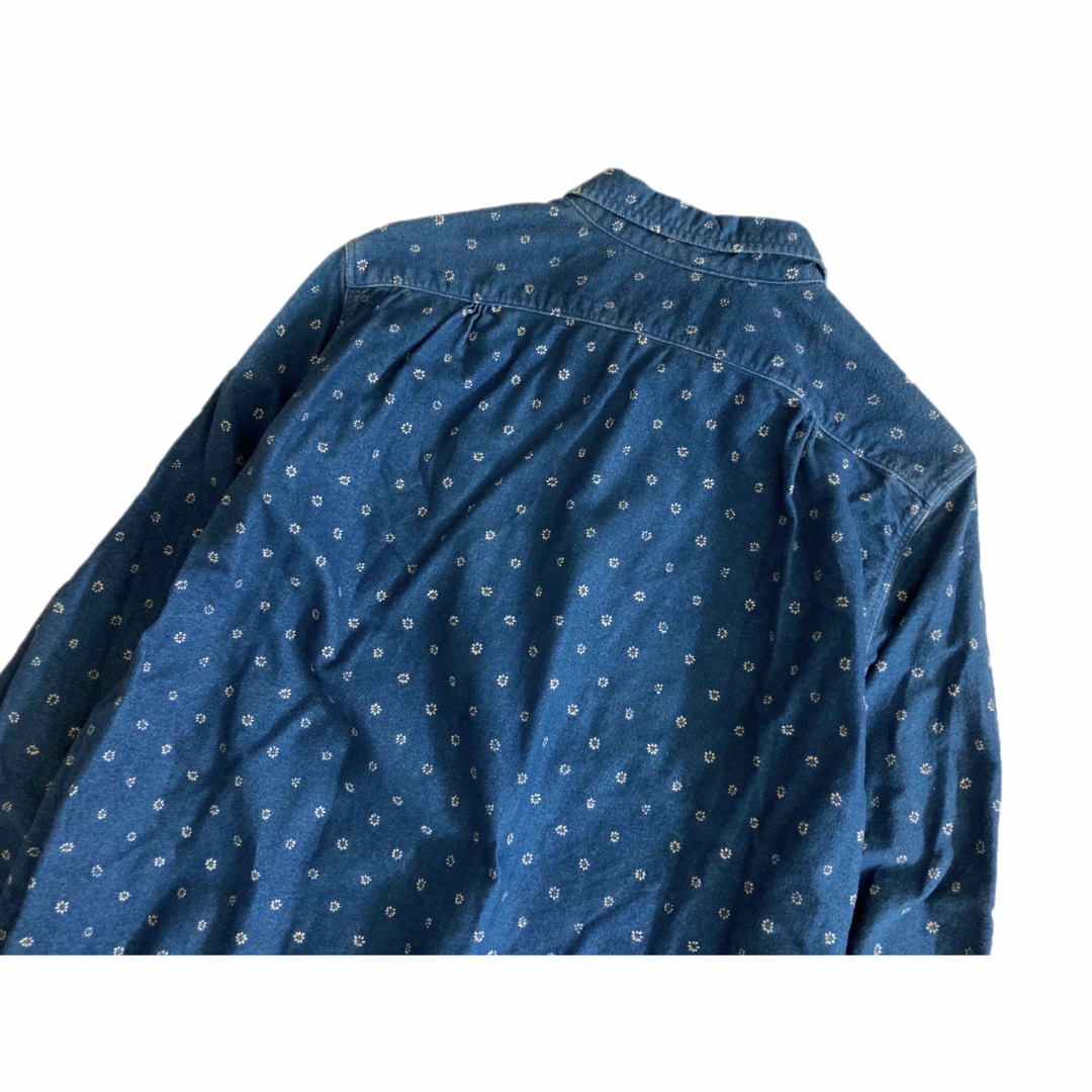 KAPITAL キャピタル ヴィンテージ加工 IDG 小花 ジップアップ シャツ