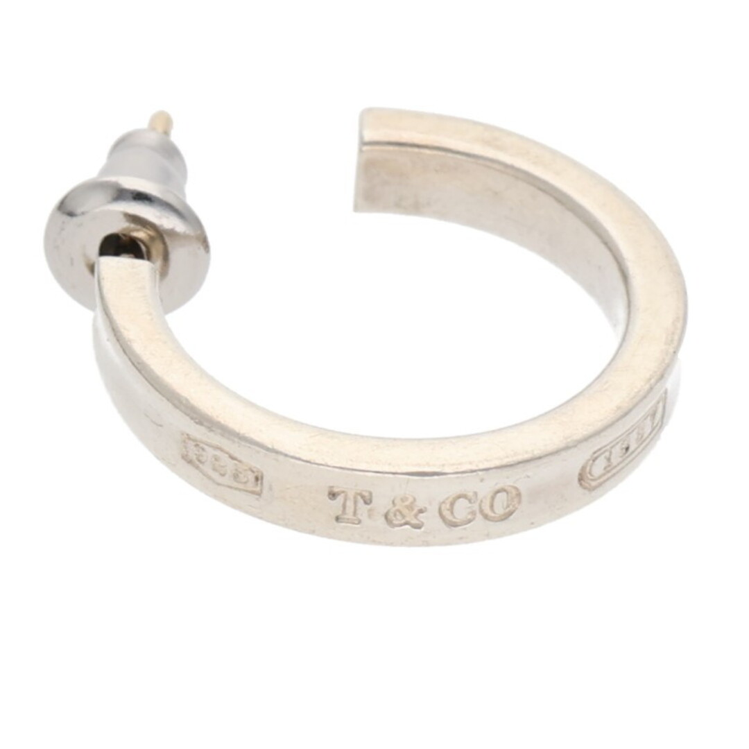 Tiffany & Co. - ティファニー 1837 ナロー シルバーフープピアス