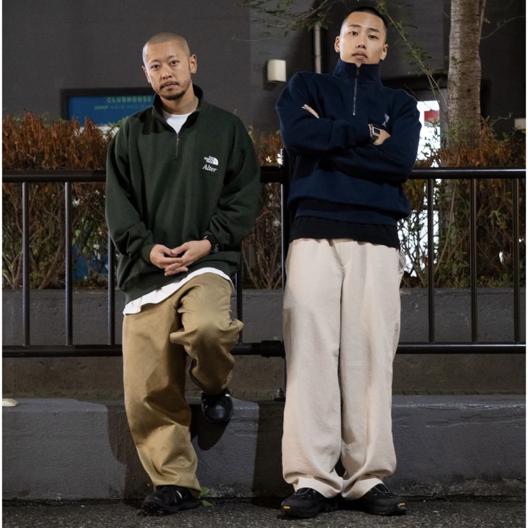 ノースフェイスオルター限定 オルタナティブハーフジップ【XL
