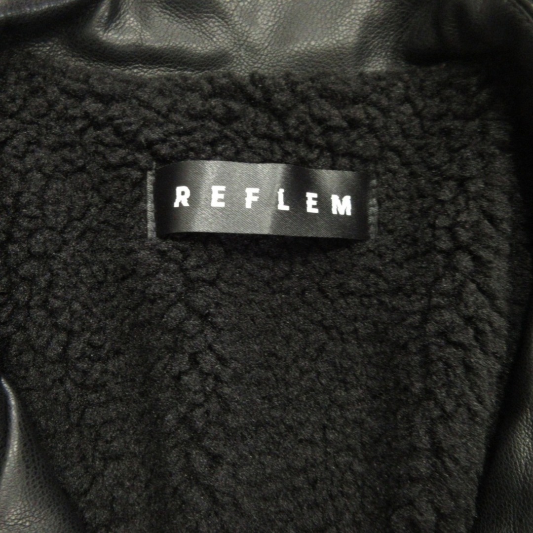 REFLEM - 新品同様 REFLEM レフレム ボア裏地PU レザー スタッズ