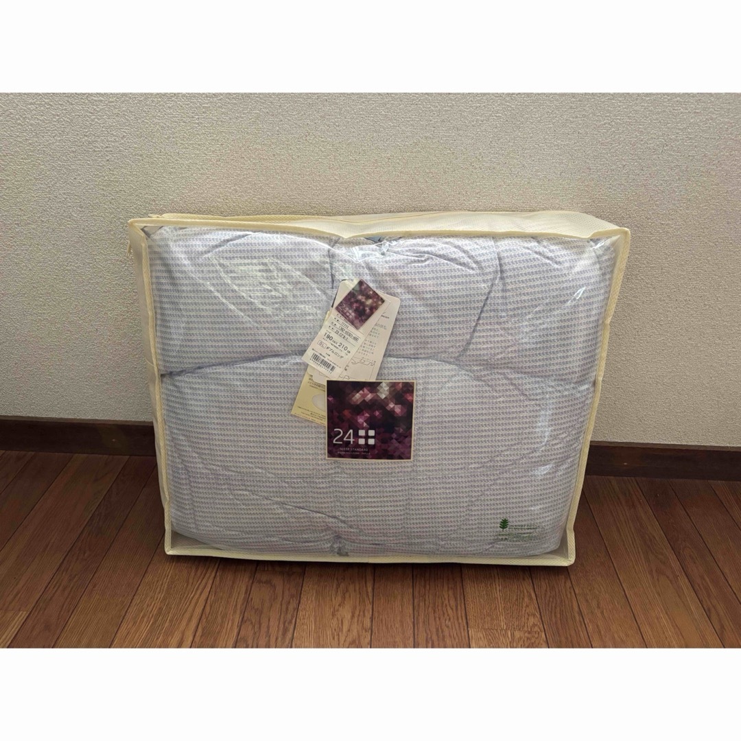 西川 - 新品 西川(24+) 羽毛肌掛ふとん(ダブル) 送料込 B 定価66000円