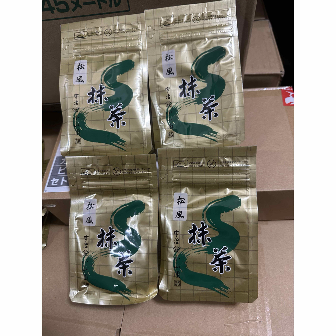 MATCHA 宇治 山政小山園 抹茶 松風100g 袋入 4セット