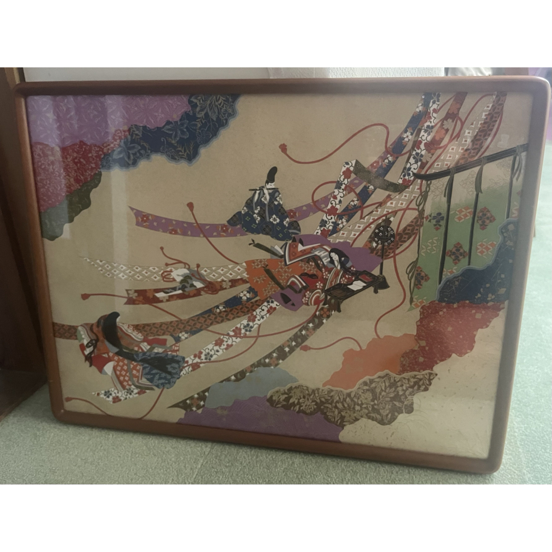 伝統的 日本画 大判 木製フレーム