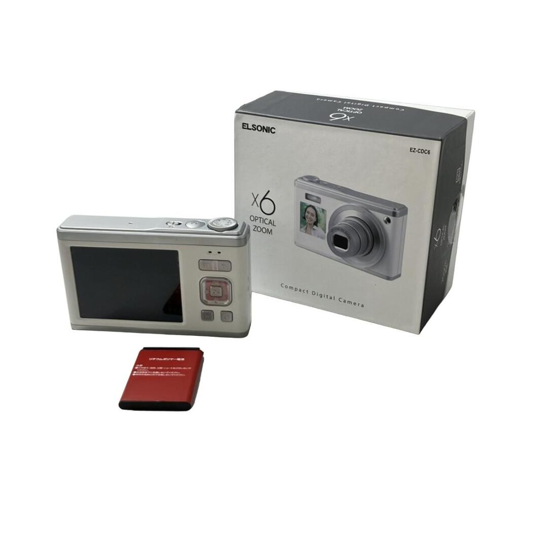 ELSONIC EZ-CDC6 コンパクトデジタルカメラ光学6倍ズームの通販 by
