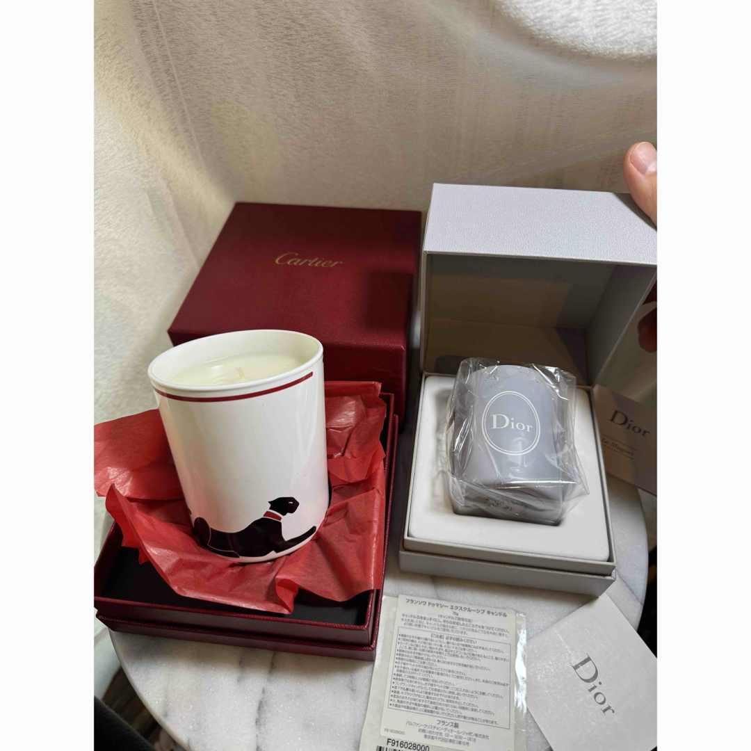カルティエ ディオール 豪華キャンドル 未使用