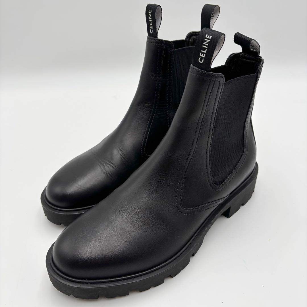 CELINE - 極美品 セリーヌ マーガレット チェルシーブーツ サイドゴア