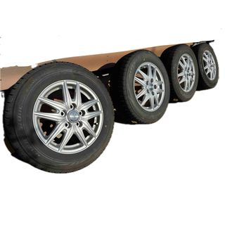 エンケイ ビッグエンドバレル4穴15インチタイヤ付き4本セットの通販 by