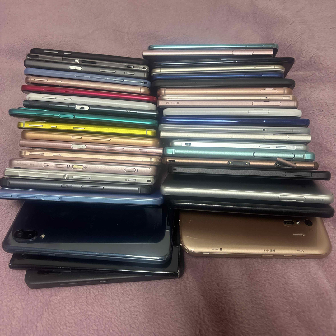 スマートフォン本体 100台まとめ売り ジャンク 部品取り 携帯電話30個