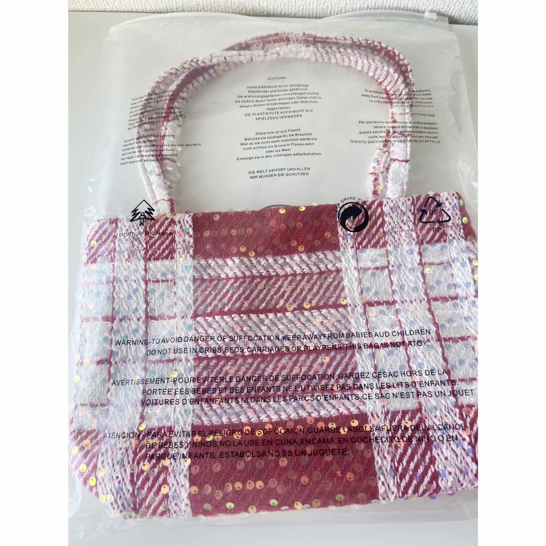 CHANEL - CHANELシャネル ココマークツイードスパンコール トート