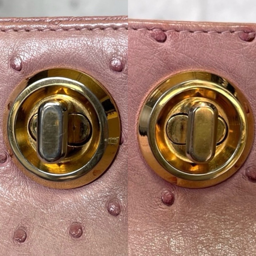 濱野皮革工藝/HAMANO - 【美品】HAMANO 濱野皮革工藝 オーストリッチ