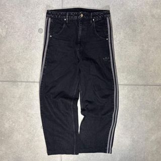 adidas - adidas ジャージ リメイク 4ジッパーデニムパンツ A-3558の
