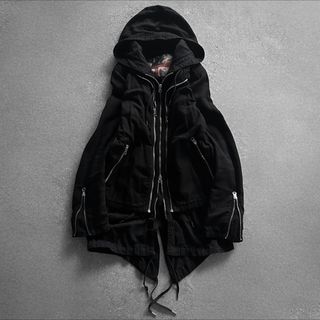 O PROJECT HOODED COAT モッズコートの通販 by ○△□｜ラクマ
