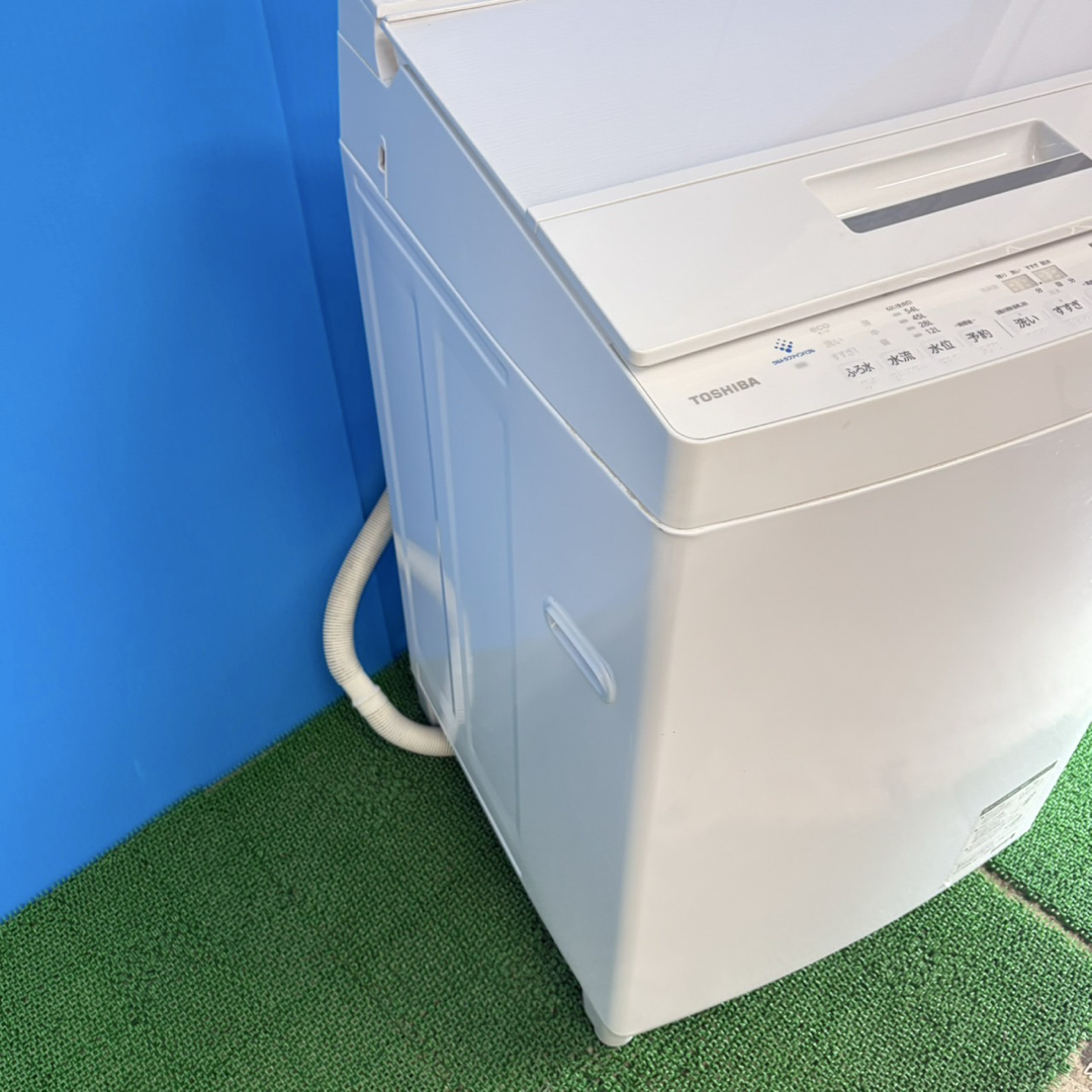 756 東芝ウルトラファインバブル洗濯機 8キロ 小型 家庭用 ガラス