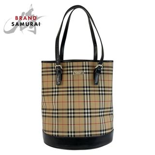 BURBERRY - 【極美品】BURBERRY ハンドバッグ ノバチェック ボックス型